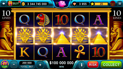 VIP and bonus screen